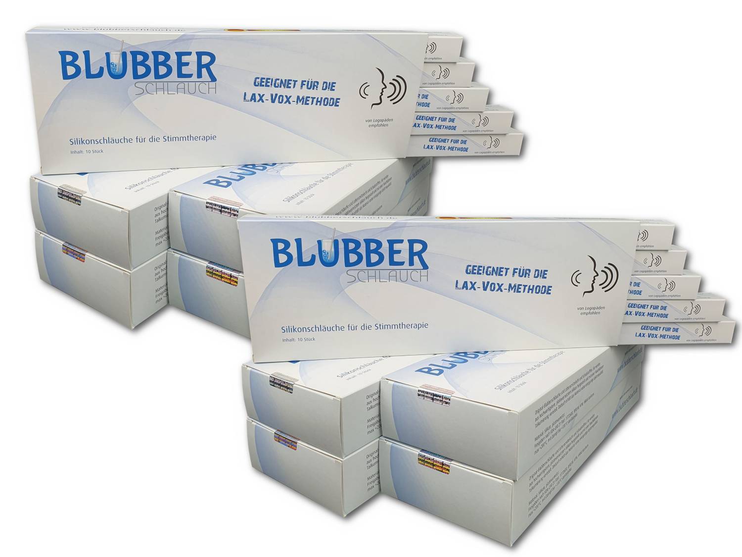 Blubberschlauch - Silikonschlauch für die Stimmtherapie, 100 ST